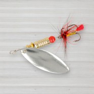 Блешня обертова ZEOX Reactive Long № 2, 6г, колір 001 Silver